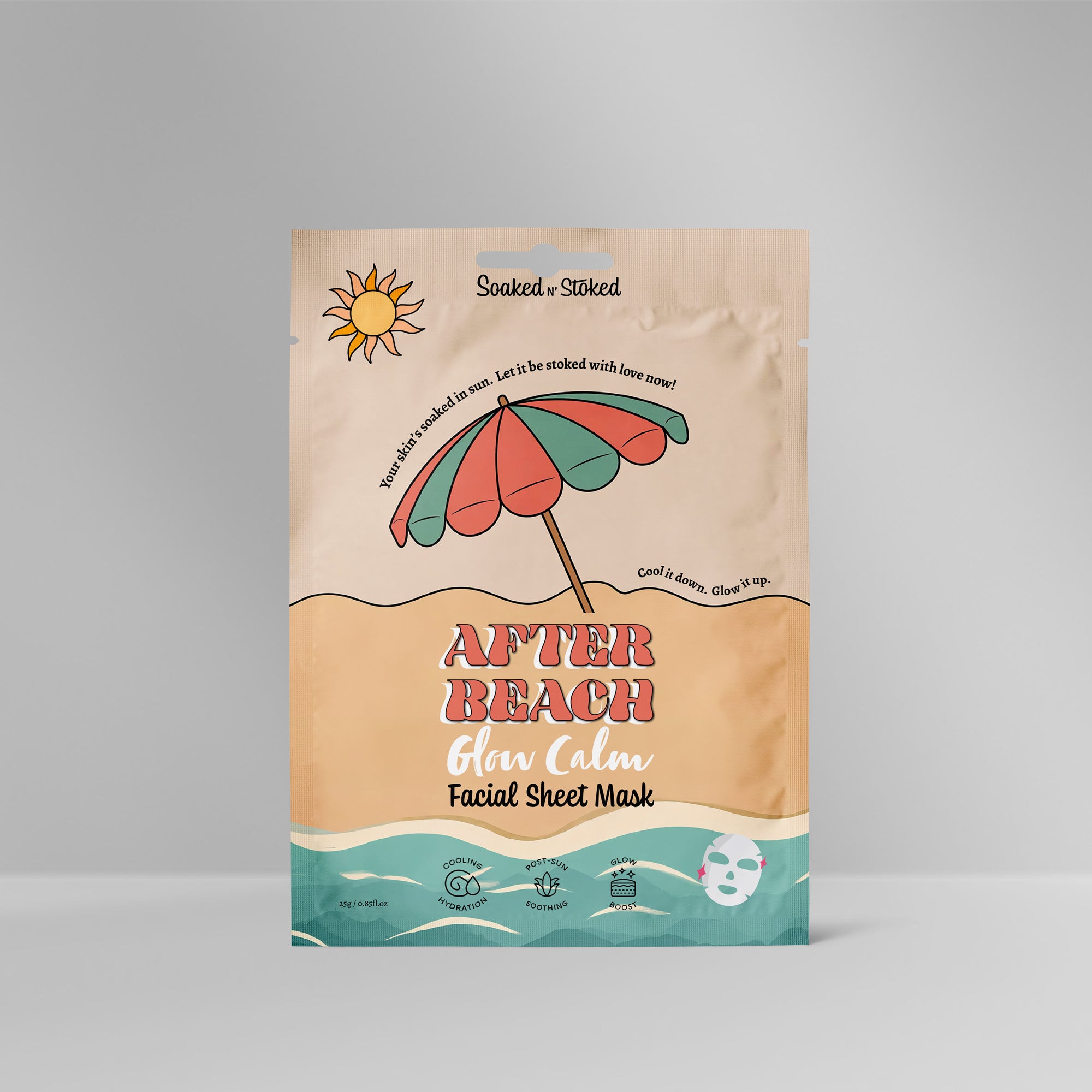 After Beach Glow Calm Facial Sheet Mask