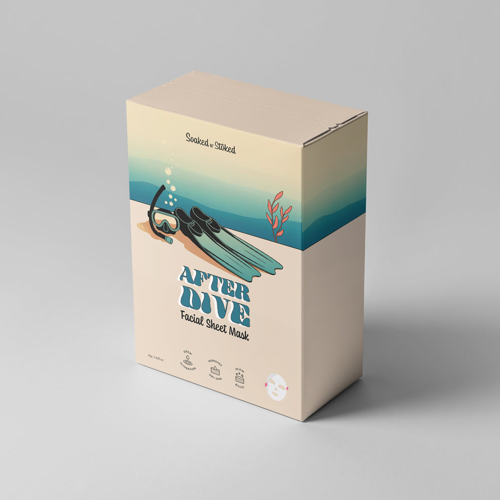After Dive Deep Glow Facial Sheet Mask Set